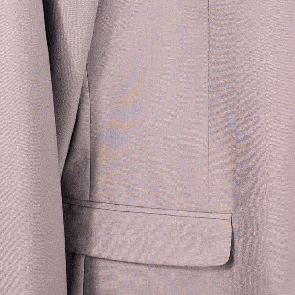 ASOS 46R Blazer Mens Taupe Mauve Slim Fit Stretch One Button Suit Jacket - Picture 8 of 10